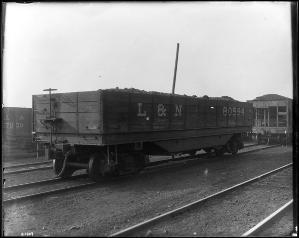 Coke Plant. 1st Car of Coal from Corp.'s New Mine in Kentucky, Ground Level