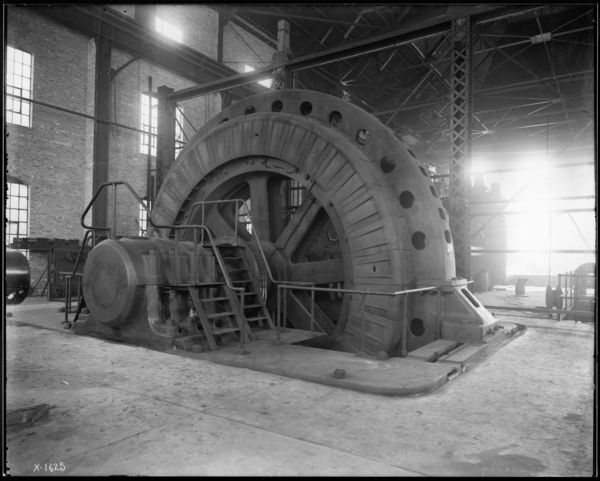 Right Angle View of 7,000 H.P. Induction Motor at 160" Plate Mill, Looking S.E.