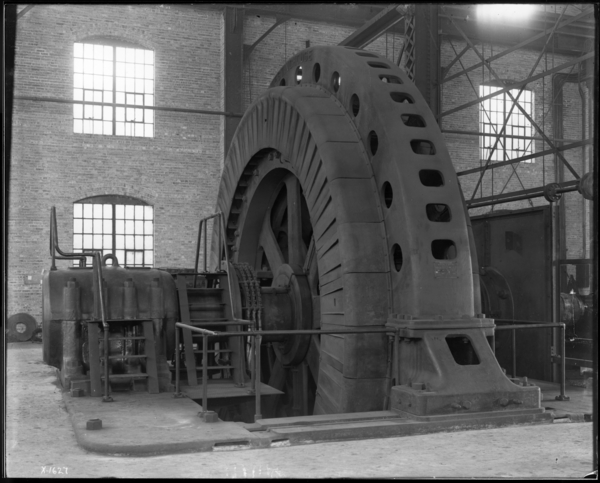 Right Angle View of 7,000 H.P. Induction Motor at 160" Plate Mill