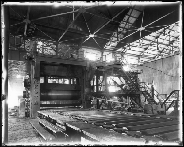 160" Plate Mill, Looking N.W. at Rolls