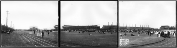 Panorama, Labor Day, Gleason Field, 3 plates