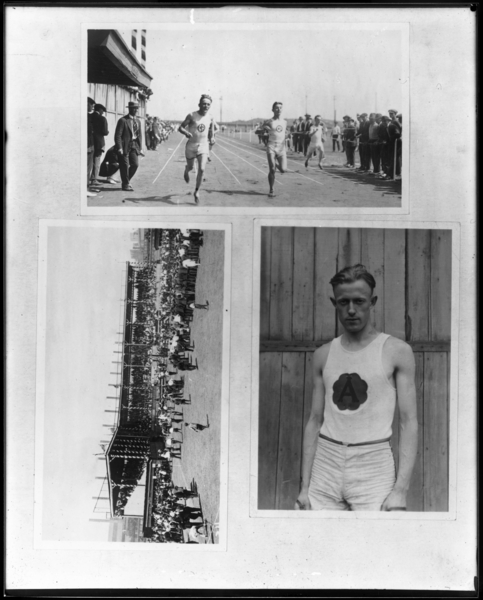 Reproduction of Races, Grandstand, etc. for Labor Day Field Meet Programs