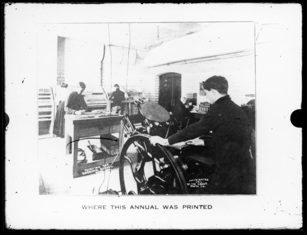 Printing Dept., Emerson School