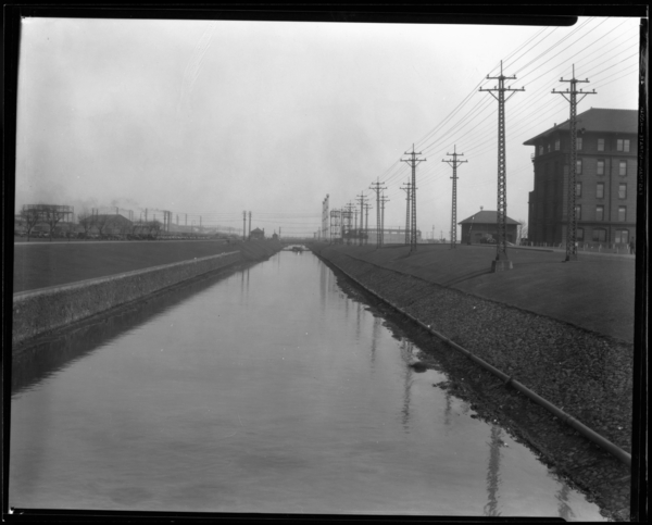 View of Grand Calumet River Looking East from Broadway