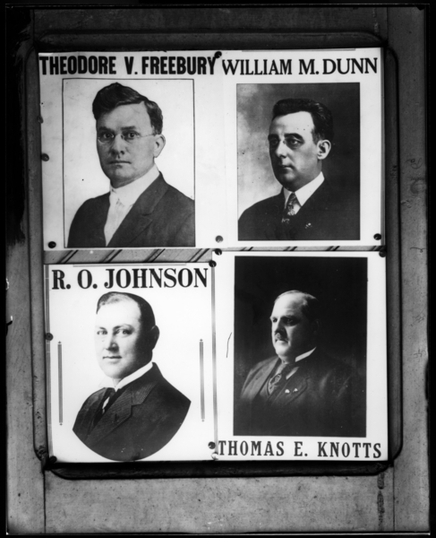 Gary Public Officials--Thomas E. Knotts, R.O. Johnson, William M. Dunn, Theodore V. Freebury