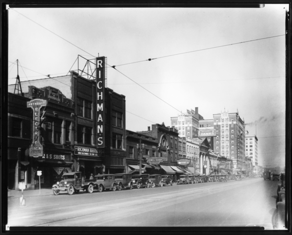 View Showing West Side of Broadway from 7th Ave.