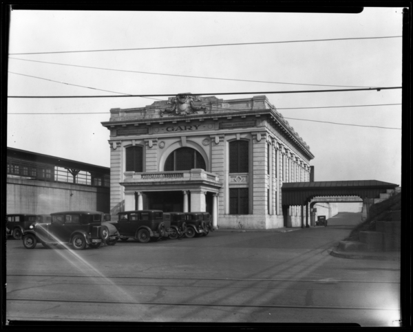 New York Central Railroad Station at Gary