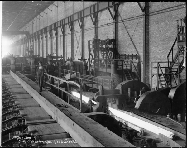 Interior Rail Mill Shears