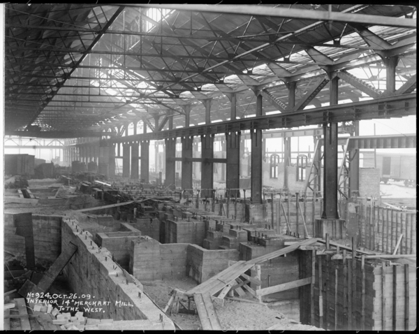 Interior 14" Merchant Mill To The West