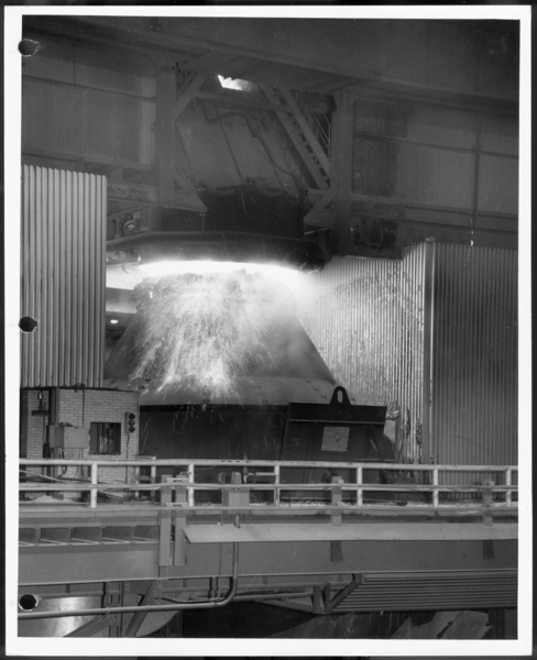 Photographs, Basic Oxygen Furnace Shop, USS Gary Works