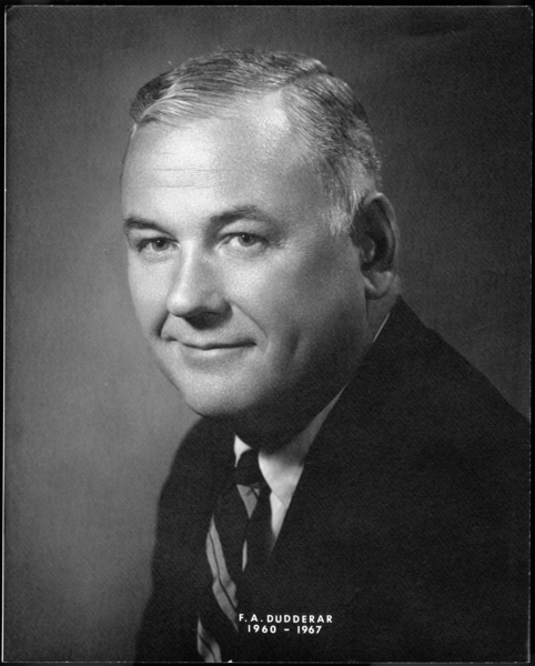 Gary Works Superintendents: F.A Dudderar, 1960-1967