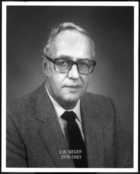 Gary Works Superintendents: E.W. Sieger, 1978-1983
