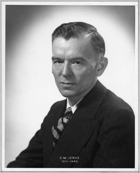 Photograph, S.M. Jenks, Superintendent, 1941-1949