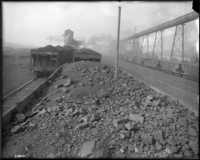 Coke Plant. 1st Car of Coal from Corp.'s New Mine in Kentucky, Top of Car